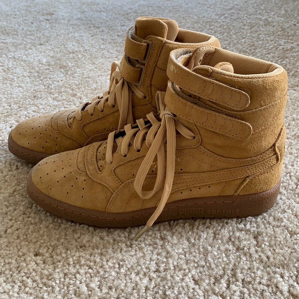 Puma Contact Sky suede sneakers